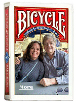 The perfect gift for friends, family, maybe even members of your wedding party, a deck of playing cards with a nice photo to fit the occasion. This was taken in 2023 of me with my daughter Annie at a pizza place in Ocean Springs, Mississippi where we went to visit friends.
